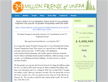 Tablet Screenshot of 34millionfriends.org